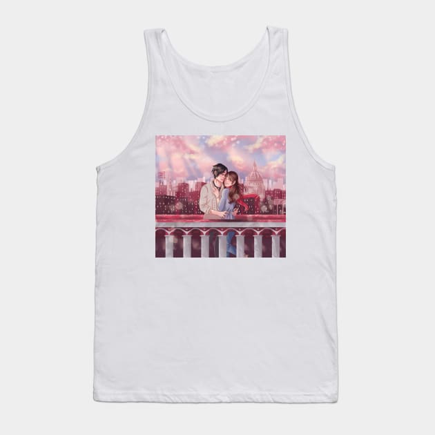 Blackfriars Bridge Tank Top by lemoncielart